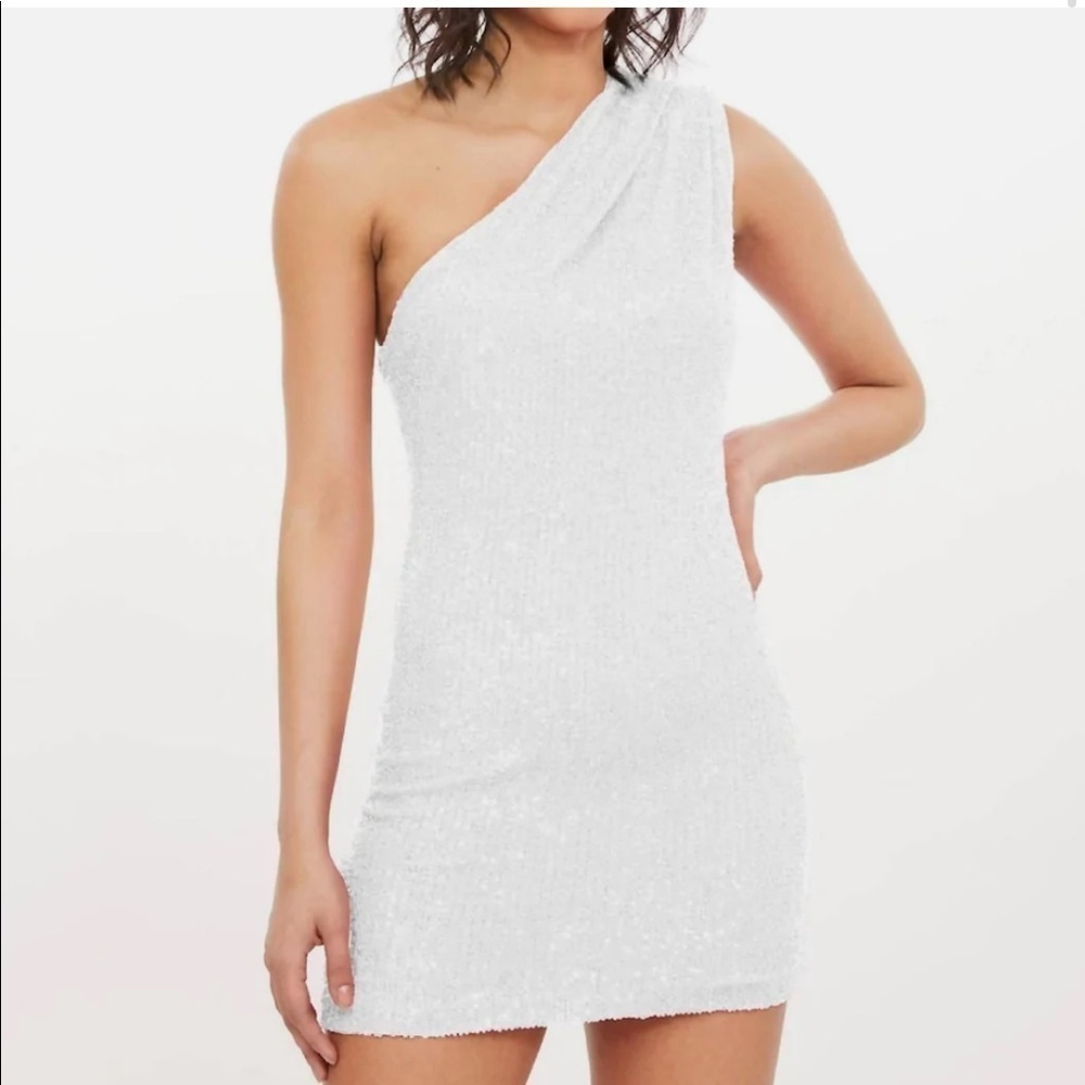 Generation Love - Lucette Sequin Dress in White XS